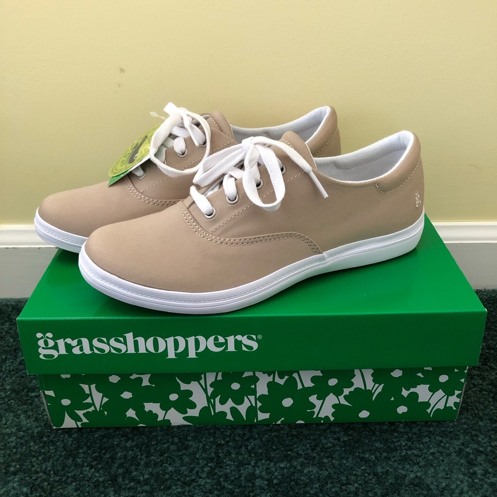 Grasshopper Leisure Sneakers - Tan Stone
